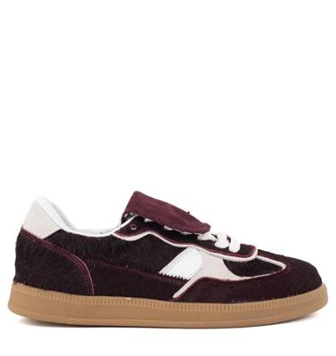 Babouche - Ira sneakers bordeaux wit Leer Dames