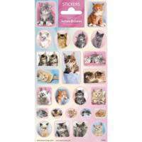 Totum Stickervel cutie kittens - thumbnail