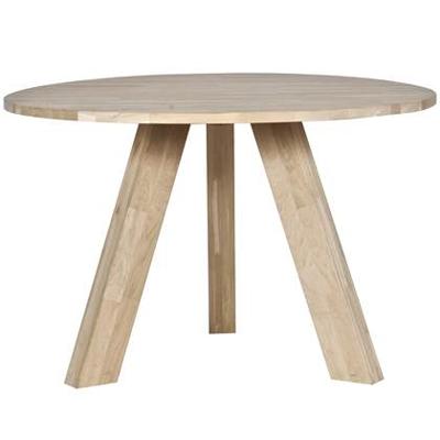 Woood Rhonda eettafel ø129 naturel eiken Woood Rhonda eettafel ø129 naturel eiken