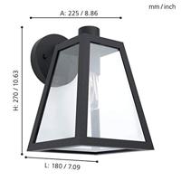 Eglo Huisjes buitenlampMirandola - 98719 - thumbnail