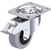 Blickle LE-POEV 80G-FI-SG Zwenkwiel met rem Wieldiameter: 80 mm Draagvermogen (max.): 140 kg 1 stuk(s) - thumbnail