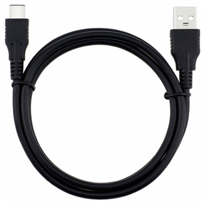 Scanpart Laad/datakabel Zwart Usb-a->usb-c