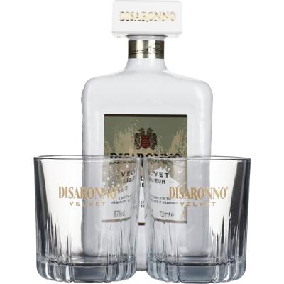 Disaronno Velvet in Gift Box met 2 Glazen