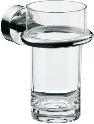 Emco Rondo 2 glashouder met glas chroom 452000100 Emco Rondo 2 glashouder met glas chroom 452000100