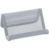 Q-CONNECT visitekaartenhouder 11 x 7,5 x 5 cm metaal zilver - thumbnail