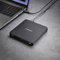 Intenso EOD 400D Slim Externe DVD-brander Retail Micro-USB 3.2 Gen 1 (USB 3.0) Zwart - thumbnail