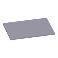 Brauer Ocean Slim Topblad - 60 cm - Mat Grijs - thumbnail