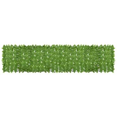 VidaXL Balkonscherm met groene bladeren 400x100 cm VidaXL Balkonscherm met groene bladeren 400x100 cm