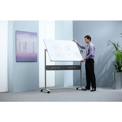 Nobo mobiel magnetisch whiteboard, kantelbaar, gelakt staal, ft 120 x 90 cm
