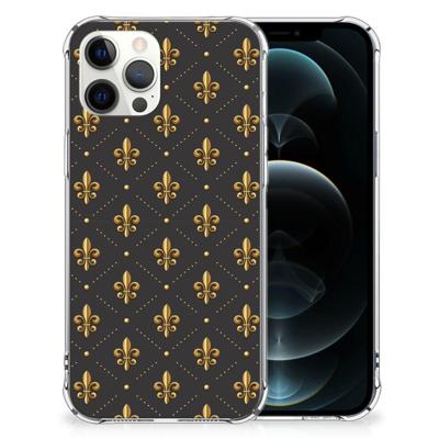 iPhone 12 Pro Max Doorzichtige Silicone Hoesje Franse Lelie iPhone 12 Pro Max Doorzichtige Silicone Hoesje Franse Lelie