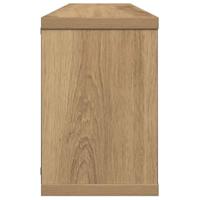Wandschappen kubus 4 st 60x15x23 cm hout artisanaal eiken - thumbnail