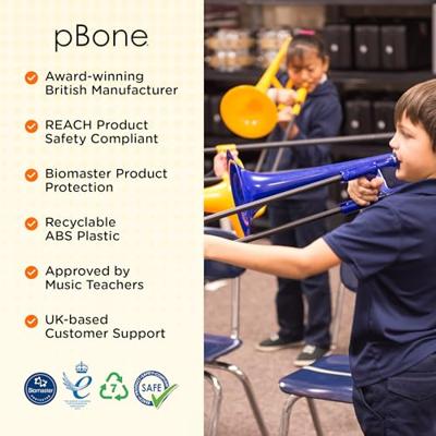 Jiggs pBone Bb Tenor Trombone Groen met tas - thumbnail