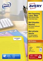 Avery Witte laseretiketten QuickPeel ft 45,7 x 25,4 mm (b x h), 4.000 stuks, doos van 100 blad - thumbnail