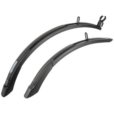 M-Wave spatbordenset 20-24 inch 55mm zwart op kaart