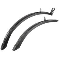 M-Wave spatbordenset 20-24 inch 55mm zwart op kaart - thumbnail