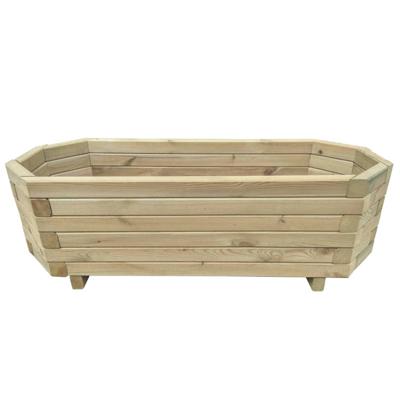 vidaXL Plantenbak verhoogd 80x32x31 cm geïmpregneerd grenenhout