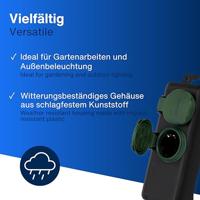 REV 0512467555 Stekkerdoos 2-voudig Zwart, Groen Randaarde stekker 1 stuk(s) - thumbnail