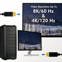 LogiLink CV0120 DisplayPort kabel 2 m Zwart - thumbnail