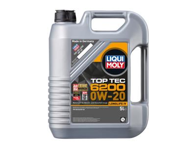 LIQUI MOLY motorolie "top tec 6200". oil top tec 6200 5l 0w-20