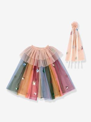 Regenboogkostuum met pailletten KONGES SLOJD beige