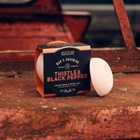 Scottish Fine Soaps Thistle & Black Pepper Shave Soap & Bowl Set 1Stuks - thumbnail