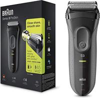 Braun Series 3 3000S Scheerapparaat Zwart - thumbnail
