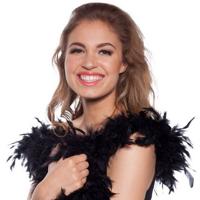 Boa zwart 180cm 50 gram - thumbnail