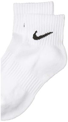 Nike SX7667 Everyday Cushion Ankle Socks 3-Pack - Wit - 34-38 Nike SX7667 Everyday Cushion Ankle Socks 3-Pack - Wit - 34-38