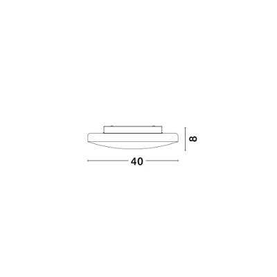 Lyora PlafondlampIvi Ø 40cm wit - 6100523