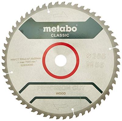 Metabo Cirkelzaagblad "Precision Cut" HW/CT Ø 305 mm, 56 WZ 5°neg - 628064000 Metabo Cirkelzaagblad "Precision Cut" HW/CT Ø 305 mm, 56 WZ 5°neg - 628064000