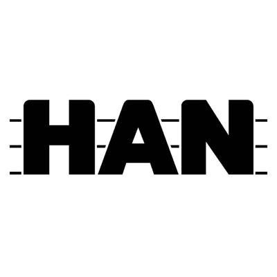 HAN GRIP KARMA 18198-16 Prullenbak 18 l (Ø x h) 31.2 cm x 35 cm Kringloop kunststof Eco-blauw 1 stuk(s)