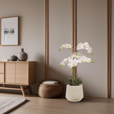 Phalaenopsis kunst Orchidee 95cm wit
