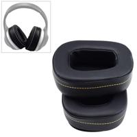 2 stuks voor DENON AH-D600 D7100 zachte spons oortelefoon beschermende cover earmuffs (zwartbruin) - thumbnail
