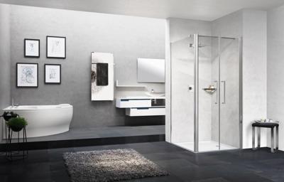 Novellini Young 2.0 2B draaideur 2 delig voor nis 77/81x200cm matchroom profiel helder glas y22b77-1b Novellini Young 2.0 2B draaideur 2 delig voor nis 77/81x200cm matchroom profiel helder glas y22b77-1b