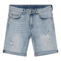 Andy Short Damaged Repaired Light Denim - thumbnail