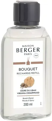 Maison Berger Navulling - voor geurstokjes - Virginia Cedarwood - 200 ml