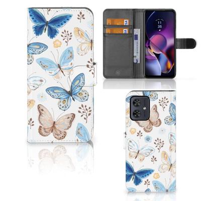 Telefoonhoesje | Met pasjeshouder | voor Motorola Moto G54 Vlinder Telefoonhoesje | Met pasjeshouder | voor Motorola Moto G54 Vlinder