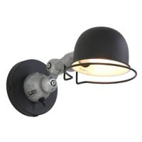 Mexlite Wandlamp davin 7657zw zwart - thumbnail