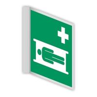 Brancard haaks bord - Standaard, 200 x 200 mm - thumbnail