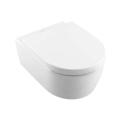 Villeroy & Boch Avento pack wandcloset - directflush met zitting - softclose en quickrelease ceramic+ wit 5656hrr1
