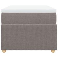 Boxspring met matras stof taupe 80x200 cm - thumbnail