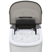 VidaXL Ijsblokjesmachine 2,4 l 15 kg/24 u zilver - thumbnail