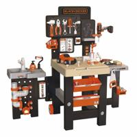 Smoby Black + Decker Mega Center speelgoed werkbank - thumbnail