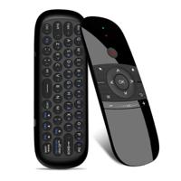 W1 Wireless QWERTY 57-Keys Keyboard 2.4G Air Mouse Remote Controller with LED Indicator for Android TV Box Mini PC Smart TV Projector HTPC All-in - thumbnail