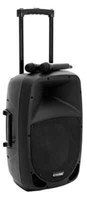 Omnitronic MES-15BT2 Mobiele PA-luidspreker 38 cm 15 inch werkt op het lichtnet, werkt op een accu 1 stuk(s) Omnitronic MES-15BT2 Mobiele PA-luidspreker 38 cm 15 inch werkt op het lichtnet, werkt op een accu 1 stuk(s)