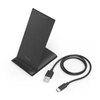 Hama wireless charger qi-fc10s 10 w draadloze smartphone-oplaadpad zwart - thumbnail