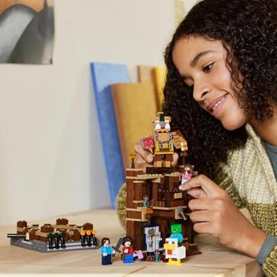 LEGO® MINECRAFT 21272 Waldanwesen met boxring - thumbnail