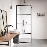 Sealskin SOHO inloopdouche A3 90x210cm mat zwart - thumbnail