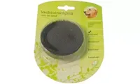 Rubber massage borstel hond rond - thumbnail