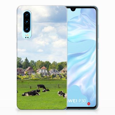 Huawei P30 | TPU Hoesje | Koeien Huawei P30 | TPU Hoesje | Koeien